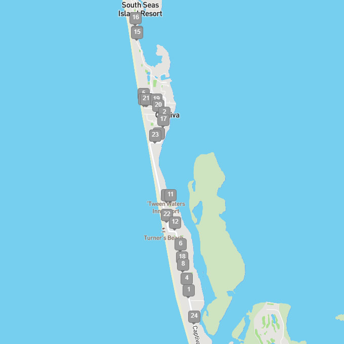 Captiva Florida Map