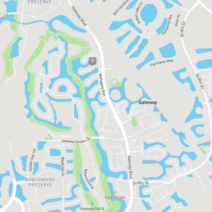 Gateway Florida Map