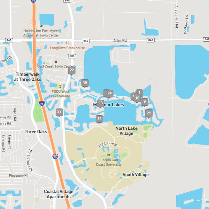 Miromar Florida Map